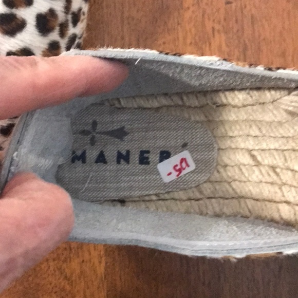 Manebi Leopard Print Pony Hair Espadrilles - Picture 5 of 7